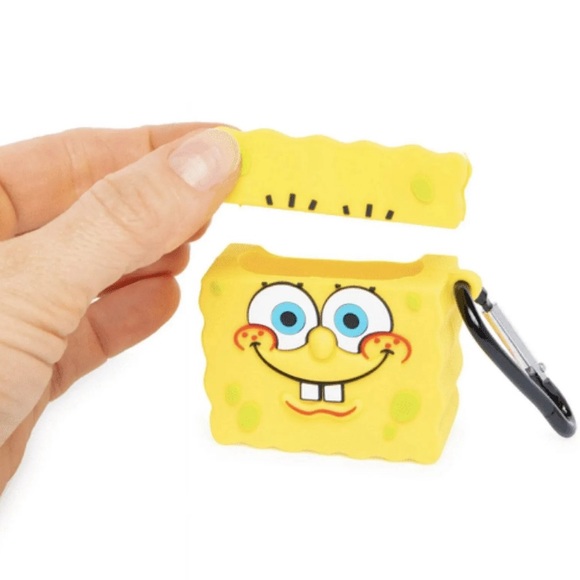 Nickelodeon SpongeBob SquarePants True Wireless Case Cover AirPods Gen 1 & 2 - Picture 2 of 6